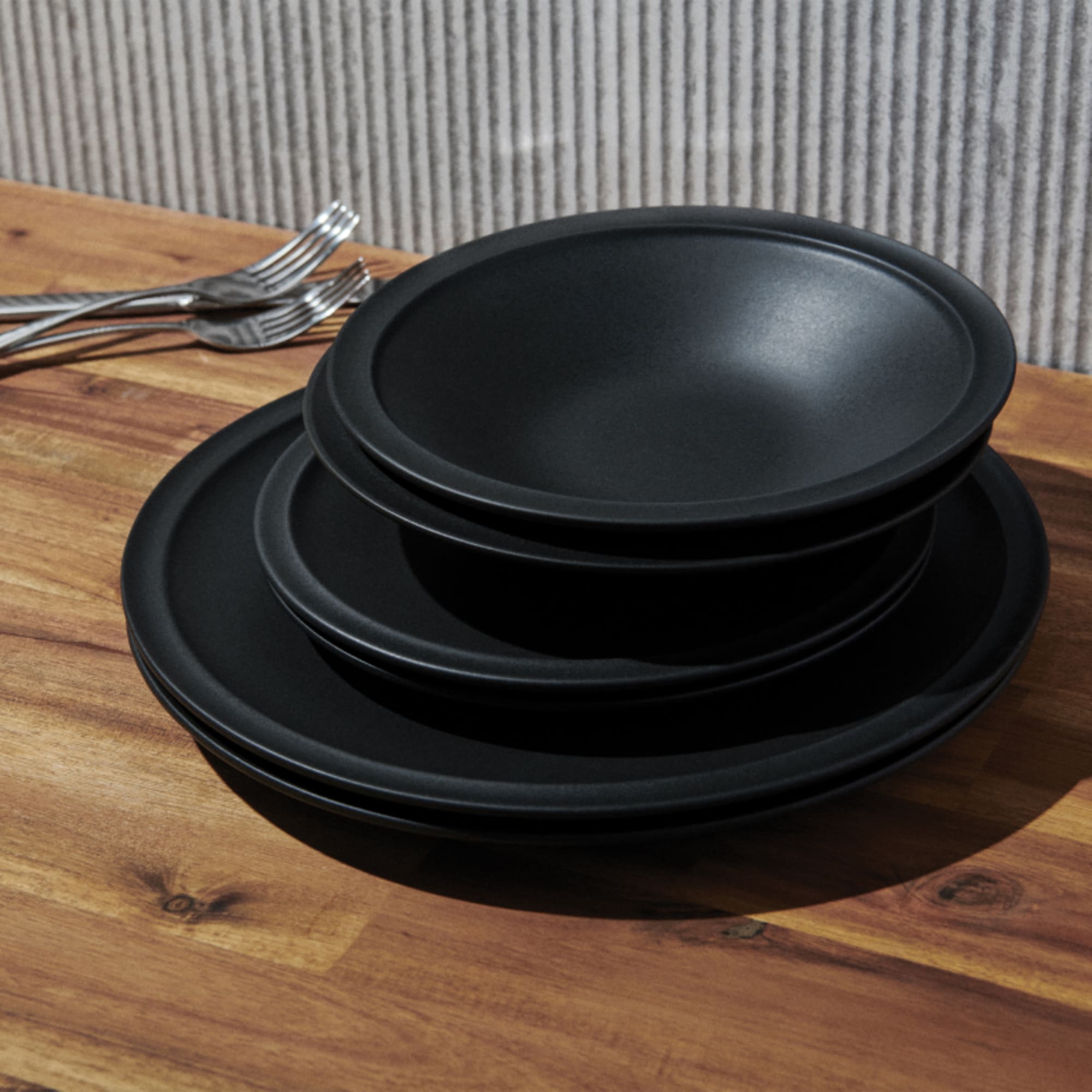 Black dinner sets Kitchen Warehouse